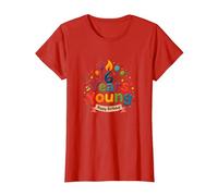 Fête de Joyeux Anniversaire pour Enfants de 6 Ans T-Shirt, Femme, Rouge, M