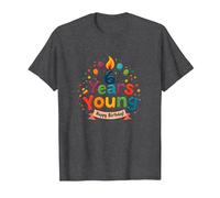 Fête de Joyeux Anniversaire pour Enfants de 6 Ans T-Shirt, Homme, Chiné Foncé, 6XL