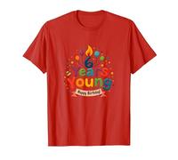 Fête de Joyeux Anniversaire pour Enfants de 6 Ans T-Shirt, Homme, Rouge, XL