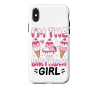 Fête de la crème glacée I'm The Birthday Girl Coque pour iPhone X/XS