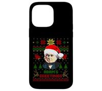 Fête de la Parodie de Noël drôle du président Adams de John Quincy Coque pour iPhone 14 Pro Max