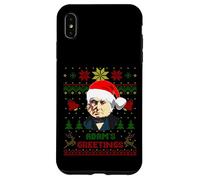 Fête de la Parodie de Noël drôle du président Adams de John Quincy Coque pour iPhone XS Max