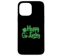 Fête de la Saint-Patrick Happy Go Lucky Coque pour iPhone 13 Pro Max
