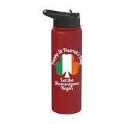 Fête de la Saint-Patrick : Irish Shamrock laisse les manigances commencer Stainless Steel Insulated Water Bottle