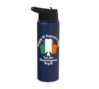Fête de la Saint-Patrick : Irish Shamrock laisse les manigances commencer Stainless Steel Insulated Water Bottle
