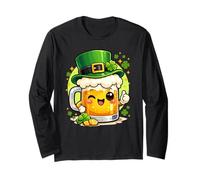 Fête de la Saint-Patrick - Mascotte de bière Irlandaise Manche Longue