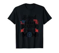 Fête De L'Indépendance Derrière Chaque Brave Soldat Fier T-Shirt