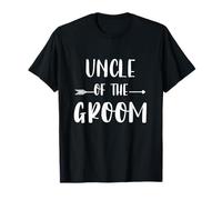 Fête de Mariage avec l'inscription « Uncle of The Groom » T-Shirt