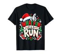 Fête de Noël Oh Quel Plaisir de Courir T-Shirt