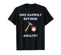 Fête de Retraite anticipée d'analyste à la Retraite drôle T-Shirt