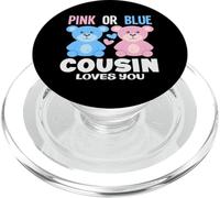 Fête de révélation du Sexe d'un Ours Rose ou Bleu PopSockets PopGrip pour MagSafe