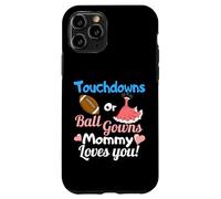 Fête de révélation du Sexe féminin Mommy Loves You sur Le thème du Football Coque pour iPhone 11 Pro