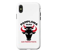 Fête de San Fermin : Course de taureaux à Pampelune Coque pour iPhone X/XS