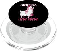 Fête d'enterrement de Vie de Jeune Fille avec Lama Bride PopSockets PopGrip pour MagSafe