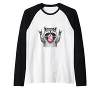 Fête des Animaux Bubble Gum pour Le quatrième Anniversaire du Raton Laveur Est 2022 Manche Raglan