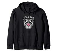 Fête des Animaux Bubble Gum pour Le quatrième Anniversaire du Raton Laveur Est 2022 Sweat à Capuche