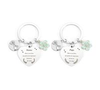 Fete Des Grand Pere Cadeau Papy Mamie Cadeau Grand Pere Cadeau Grand Mere 2 Pcs Porte Clef Papy Porte-Clés Mamie Cadeau Anniversaire Papy Mamie Cadeau Noel Grand Pere Grand Mere Cadeau Grand Parents