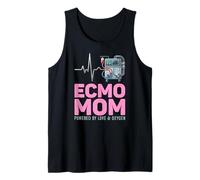 Fête des Mères ECMO Mom Hero Life Support Medical Débardeur