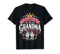 Fête des mères fièrement promue à Grand-mère Est 2026 T-Shirt Graphique avec Valeur