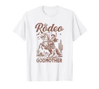 Fête des Mères Rodéo Marraine Western Cowboy Famille Assorti T-Shirt