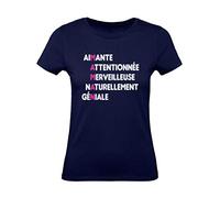 Fete des Meres Tshirt Maman Définition Cadeau Anniversaire Tee Shirt Femme Large Marine