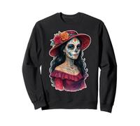 Fête des Morts - Calavera La Catrina Portrait 2 Sweatshirt