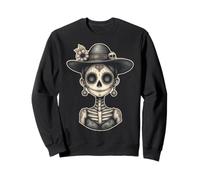 Fête des Morts - Calavera La Catrina Portrait 4 Sweatshirt
