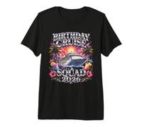 Fête des navires de Groupe Cruise Squad 2026 T-Shirt Haut de Gamme