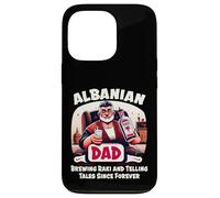 Fête des Pères Albanais Skenderbeg Albanie Fier Papa Coque pour iPhone 13 Pro