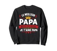 Fête des Pères Amour Papa Mon Roi Enfant Je t'aime Papa Sweatshirt
