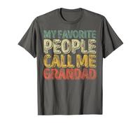 Fête des pères amusante « My Favorite People Call Me Grandad » T-Shirt
