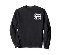 Fête des Pères Cool Dads Club Smile Pocket Funny Daddy Papa Men Sweatshirt