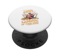 Fête des Pères "Dad, You're in a LEAGUE" Bowling PopSockets PopGrip Adhésif