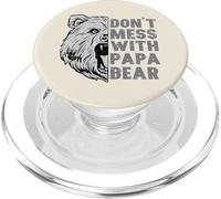 Fête des Pères Dont Mess with Papa Bear Cool Dad Daddy Dada Men PopSockets PopGrip pour MagSafe