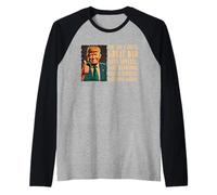Fête des Pères Drôle Politique Donald Trump Humour Best Dad Manche Raglan