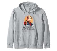 Fête des Pères Drôle Politique Donald Trump Humour Best Dad Sweat à Capuche
