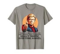 Fête des Pères Drôle Politique Donald Trump Humour Best Dad T-Shirt