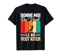 Fete des peres humour papa humour aile planche kitesurf kite T-Shirt