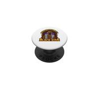 Fête des Pères Juneteenth Never Underestimate A Black King Bruh PopSockets PopGrip Adhésif