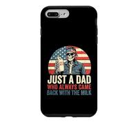Fête des pères Just a Dad Who Always Came Back with The Milk Coque pour iPhone 7 Plus/8 Plus