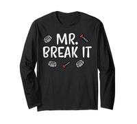 Fête des pères Mr Break it Funny Dad Daddy Papa Assorti pour Homme Manche Longue