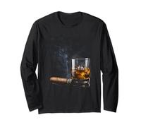 Fête des Pères Papa Cigare Whiskey Bourbon Manche Longue