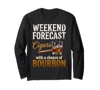 Fête des Pères Papa Cigare Whiskey Bourbon Manche Longue