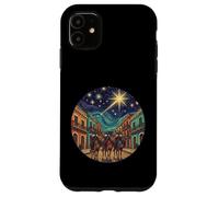 Fête des Trois Rois, Style Nocturne étoilé de la Rue San Juan Coque pour iPhone 11