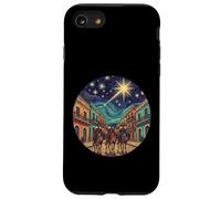 Fête des Trois Rois, Style Nocturne étoilé de la Rue San Juan Coque pour iPhone SE (2020) / 7/8