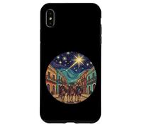 Fête des Trois Rois, Style Nocturne étoilé de la Rue San Juan Coque pour iPhone XS Max