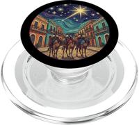 Fête des Trois Rois, Style Nocturne étoilé de la Rue San Juan PopSockets PopGrip pour MagSafe