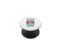 Fête des Vacances de Grandma of The Birthday Cruise Queen PopSockets PopGrip Adhésif