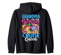 Fête des Vacances de Grandma of The Birthday Cruise Queen Sweat à Capuche