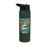 Fête des vacances du grand-père de l'anniversaire de Cruise Boy Stainless Steel Insulated Water Bottle